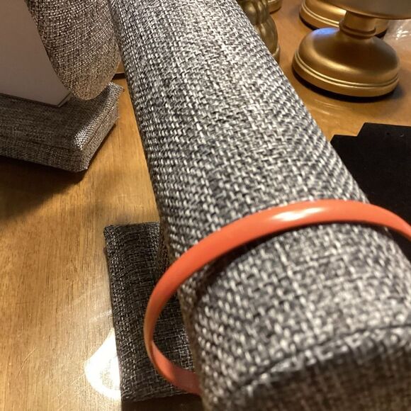 Set of 3 Bangle Bracelets in Orange - Picture 5 of 9